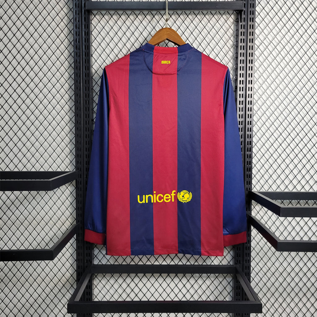 Camisa Barcelona 14/15 Home - (Retrô) Manga Longa