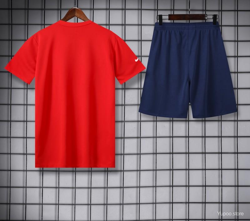 Kit Atlético de Madrid 25/26 Pré-Jogo Home - (Torcedor)