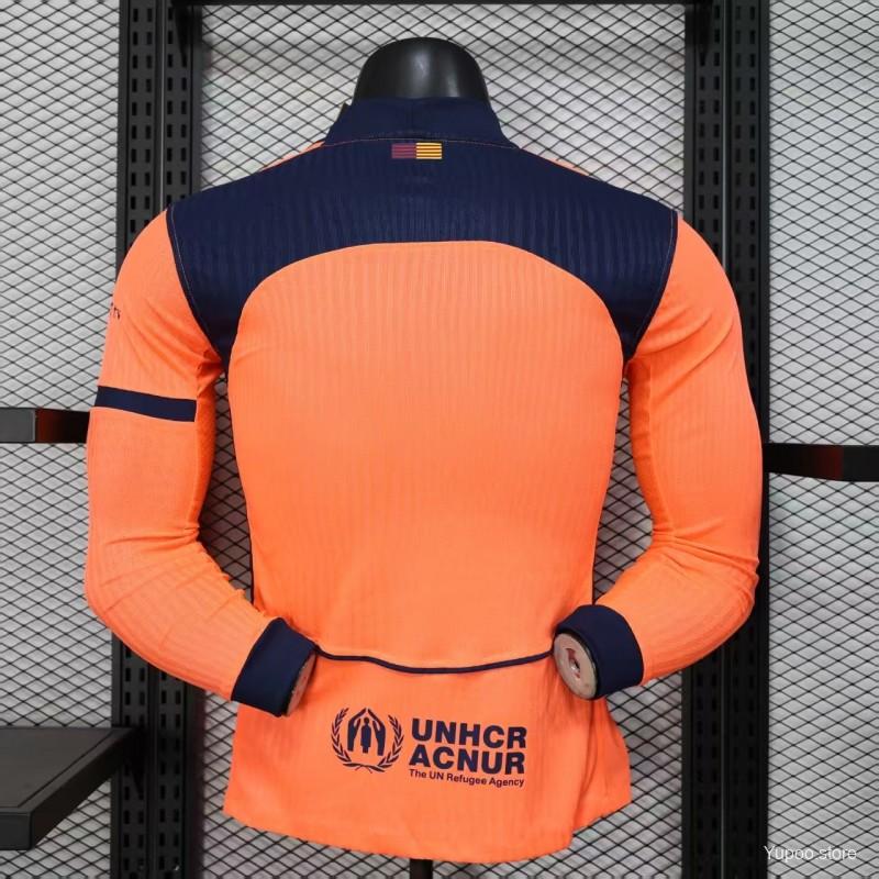 Camisa Barcelona 25/26 Third - (Jogador) Manga Longa