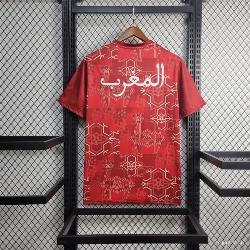 Camisa Marrocos 24/25 Pré-Jogo - (Torcedor)