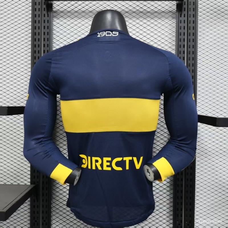 Camisa Boca Juniors 2026 Home - (Jogador) Manga Longa