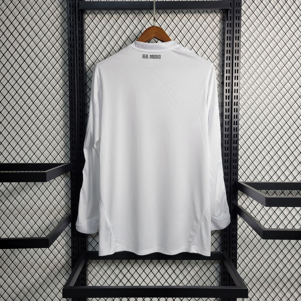 Camisa Real Madrid 10/11 Home - (Retrô) Manga Longa