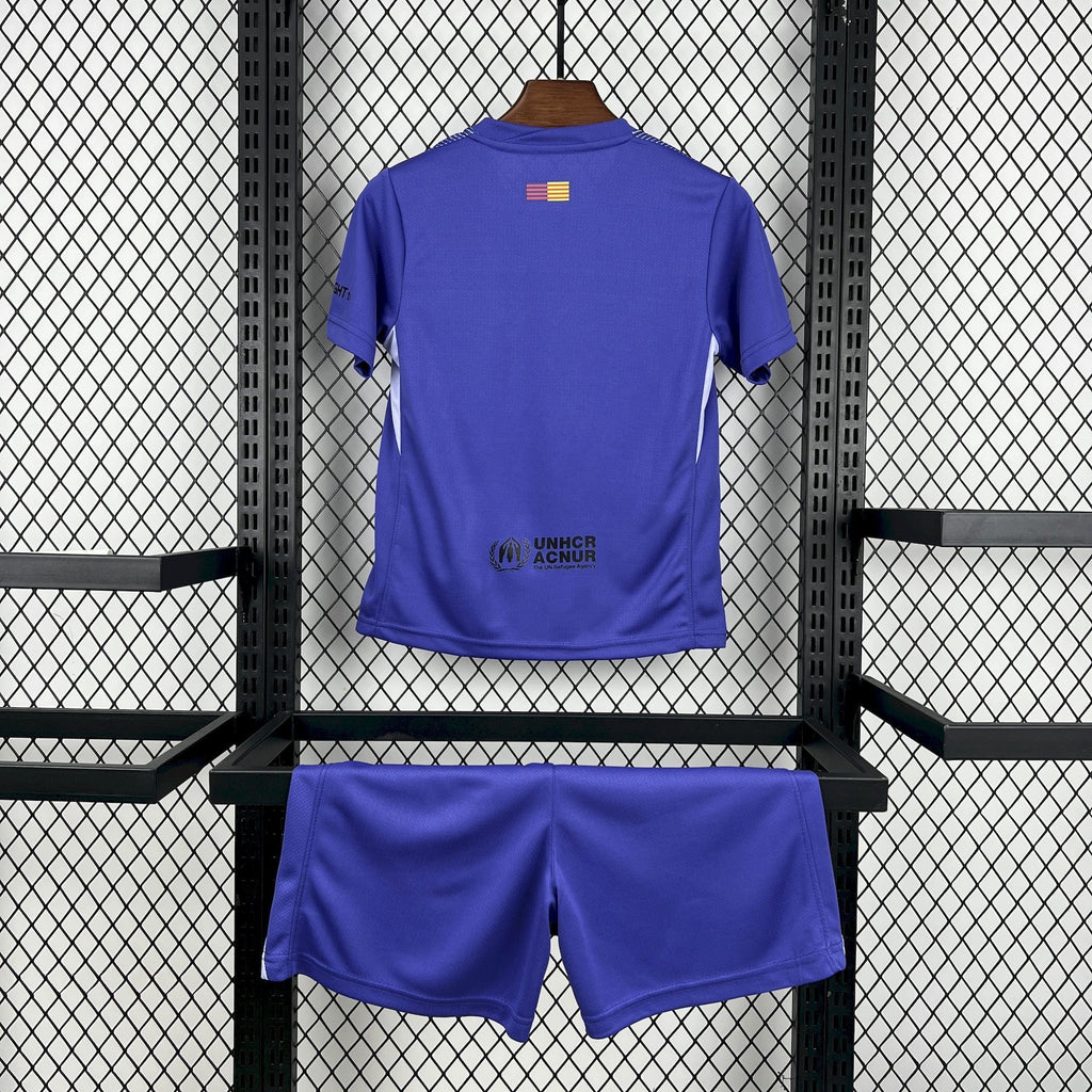 Kit Infantil Barcelona 25/26 Goleiro Away