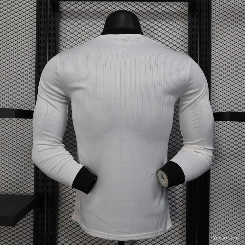 Camisa Alemanha 2025 Aniversário 125 Anos (White) - (Jogador) Manga Longa