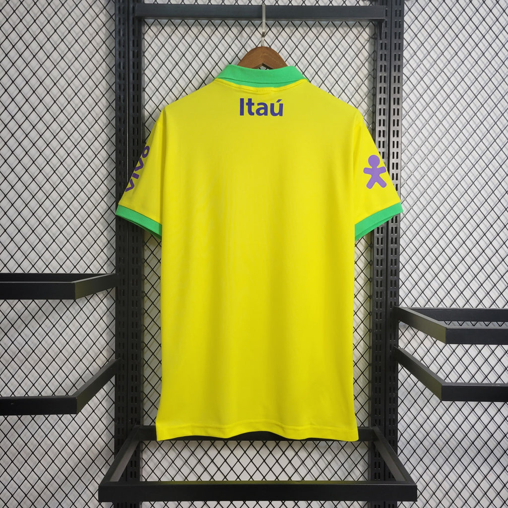 Camisa Brasil 2022 Travel - (Retrô) Polo