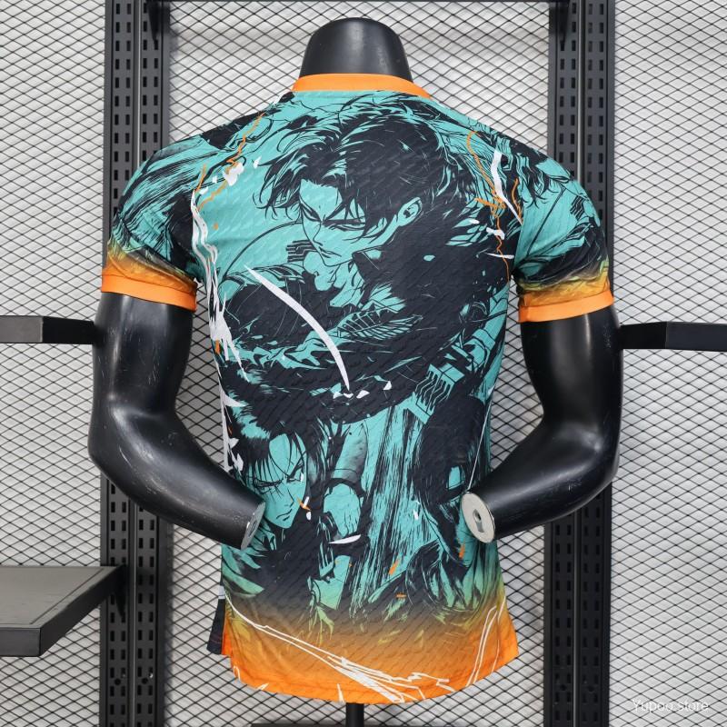 Camisa Japão 2025 Edição Especial (Shingeki no Kyojin - Levi) - (Jogador)