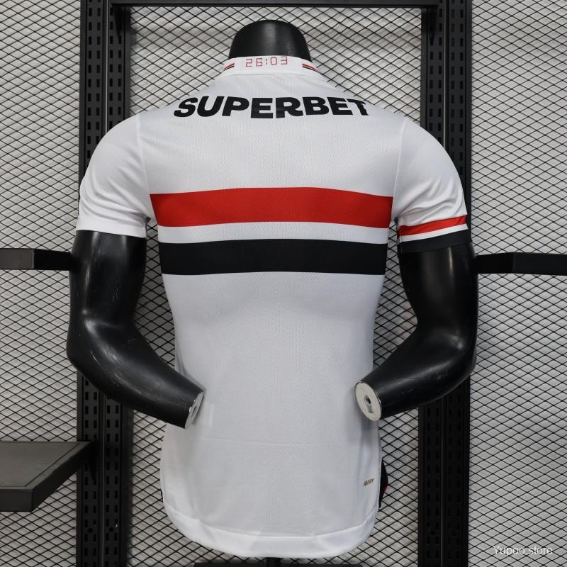 Camisa São Paulo 2025 Home - (Jogador)