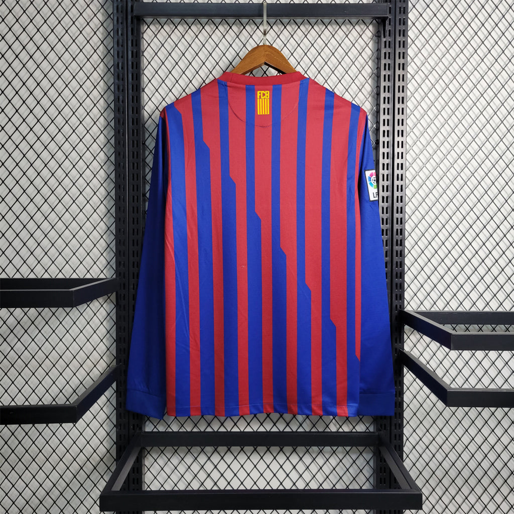 Camisa Barcelona 11/12 Home - (Retrô) Manga Longa