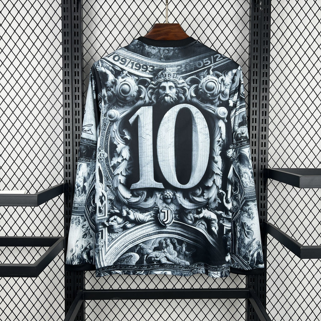 Camisa Juventus 25/26 Pré-Jogo (Del Piero) - (Torcedor) Manga Longa
