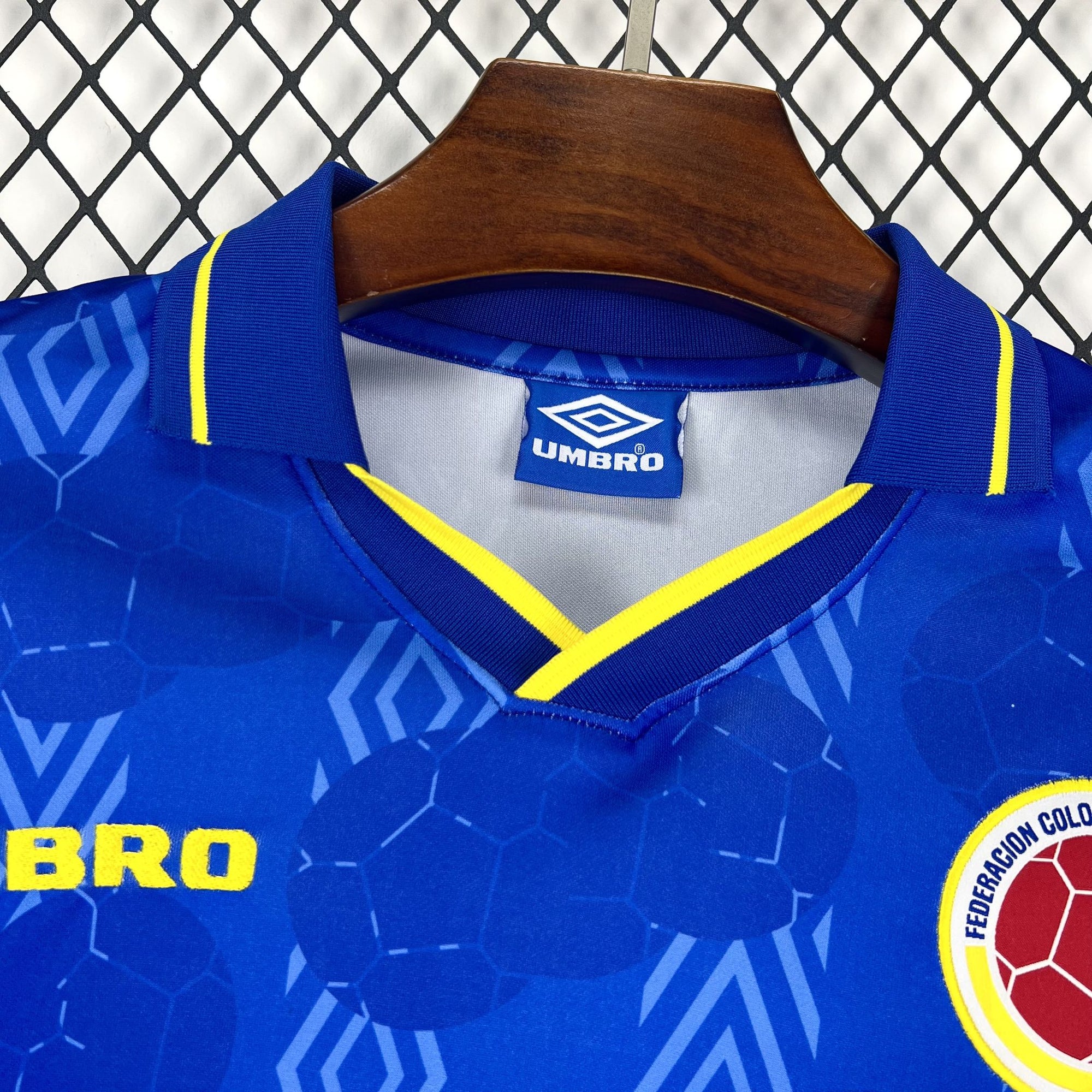 Camisa Colômbia 1994 Away - (Retrô) Manga Longa