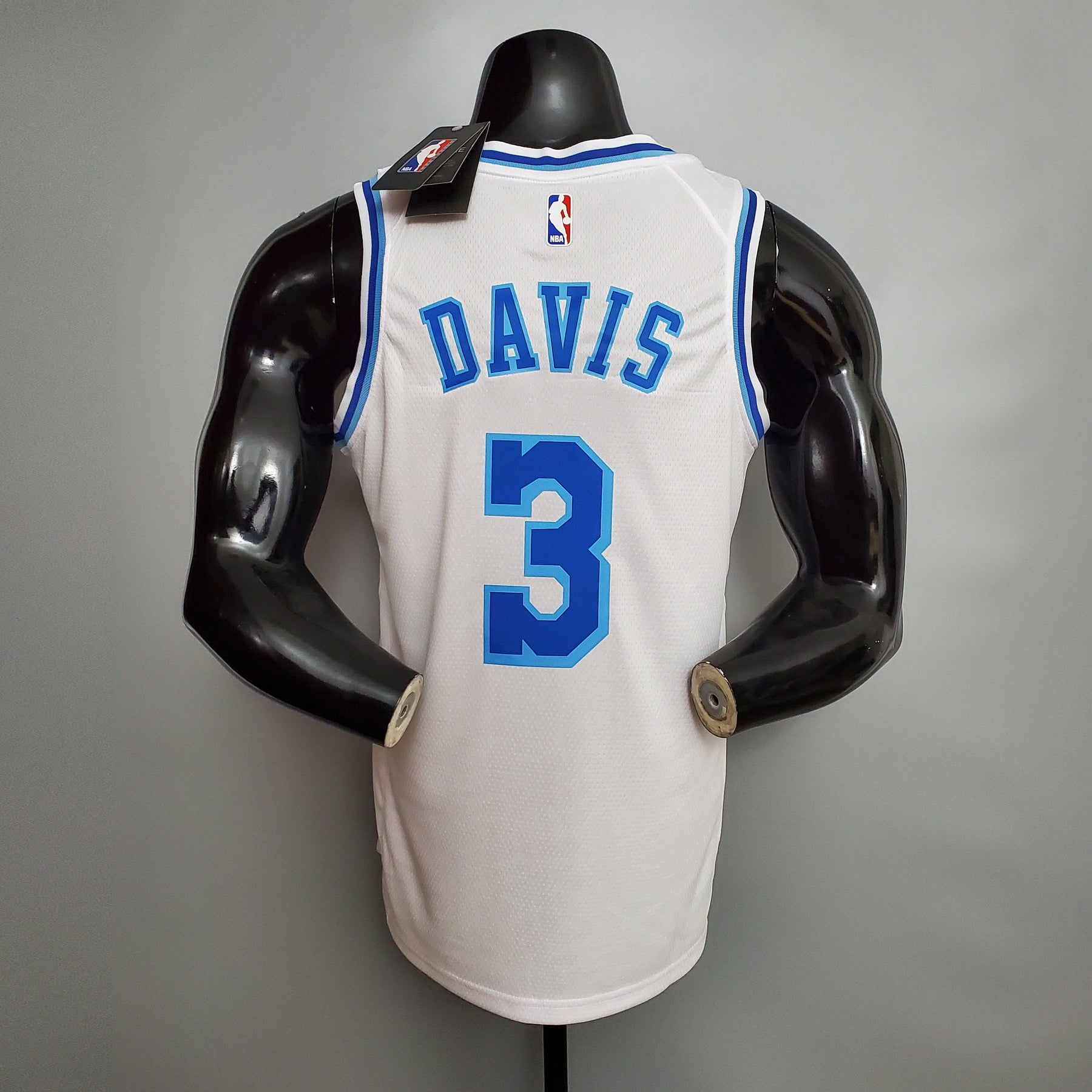 Camisa NBA Lakers #3 Davis (Retrô) Night White - 23/24