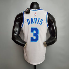 Camisa NBA Lakers #3 Davis (Retrô) Night White - 23/24