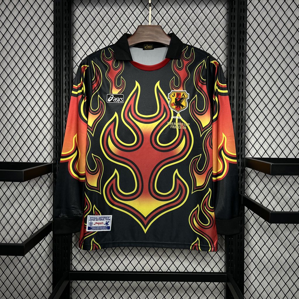 Camisa Japão Goleiro 1998 - Versão (Retrô) Manga Comprida