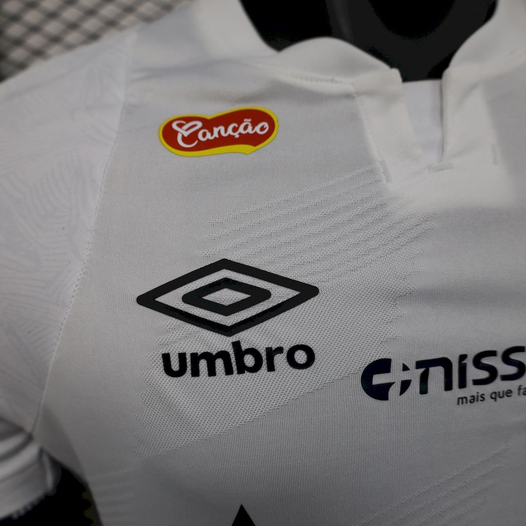 Camisa Santos Home 24/25 - Versão (Jogador) - Completa Com Patrocínio