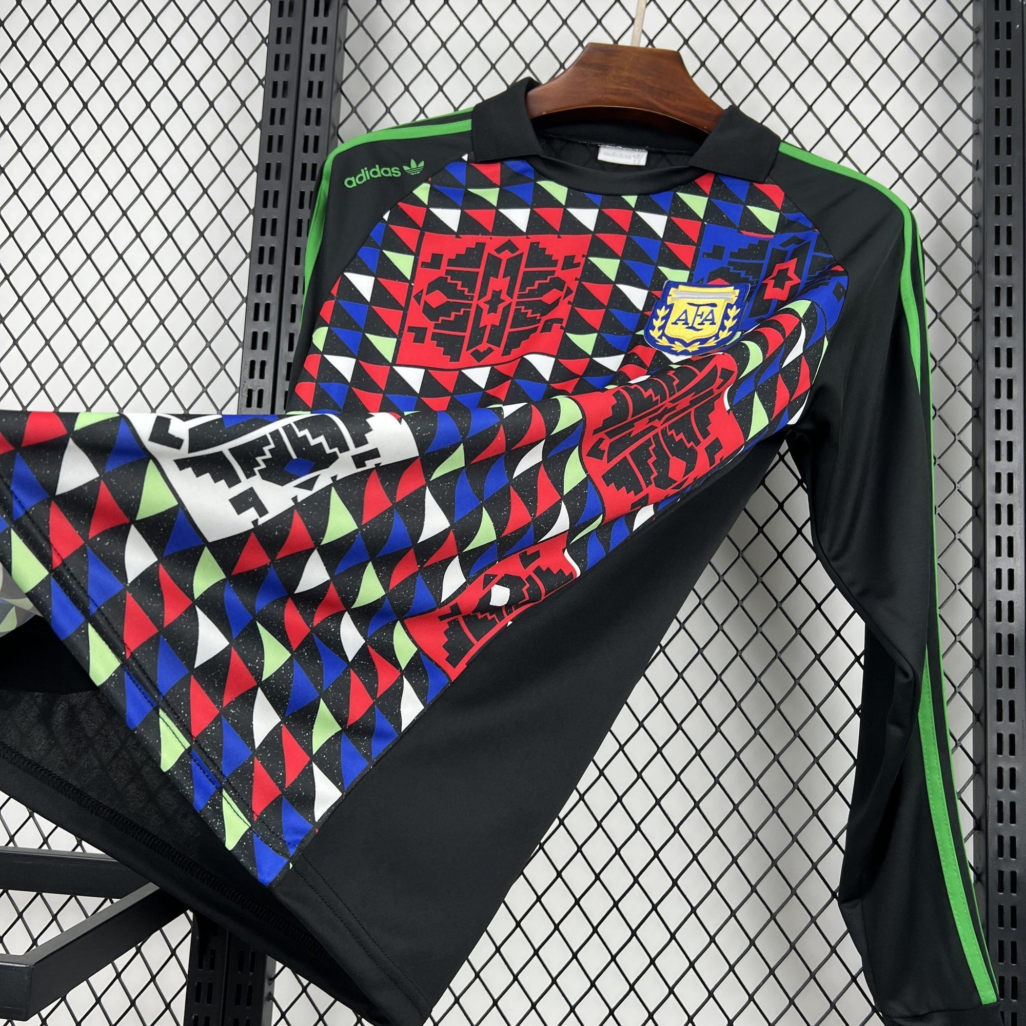 Camisa Argentina 1990 Goleiro - (Retrô) Manga Longa