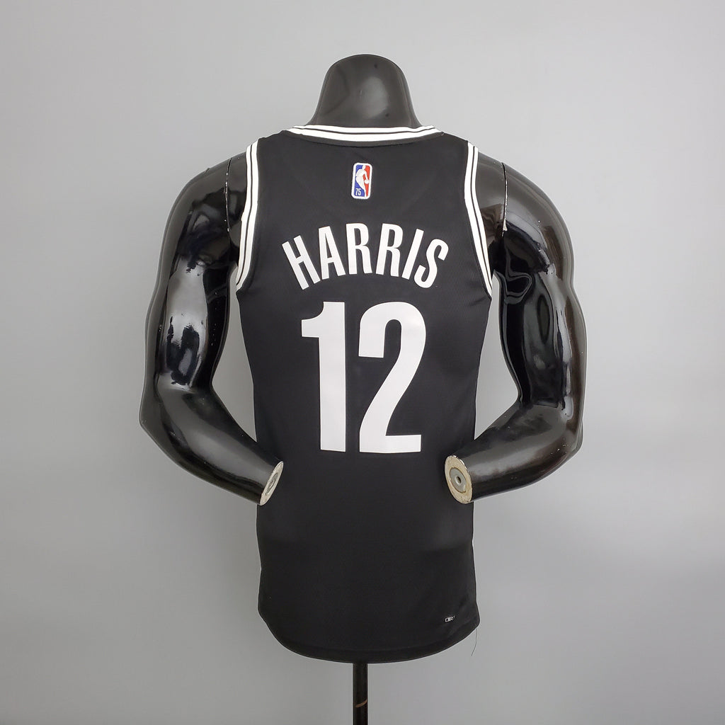 Camisa NBA Brooklyn Nets #12 Harris- 75° Aniversário Black