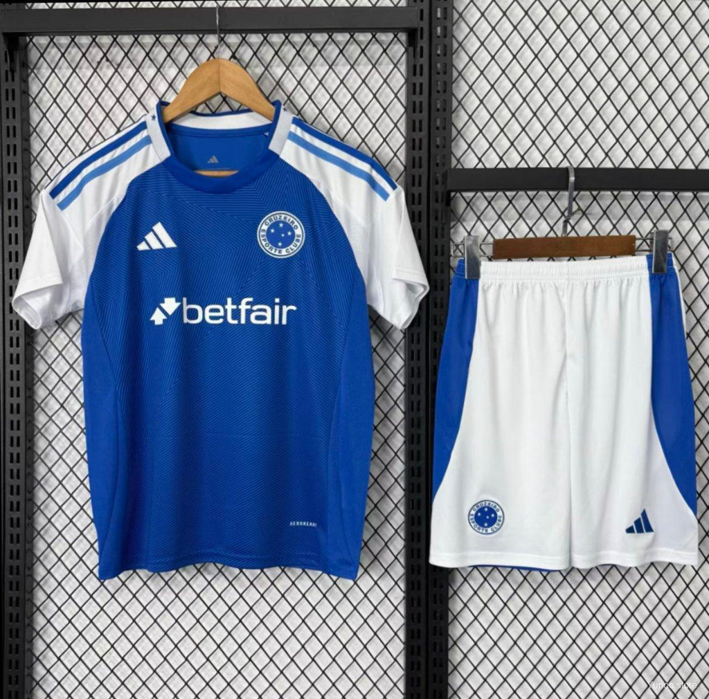 Kit Cruzeiro 2025 Home (Com Patrocínio) - (Torcedor)