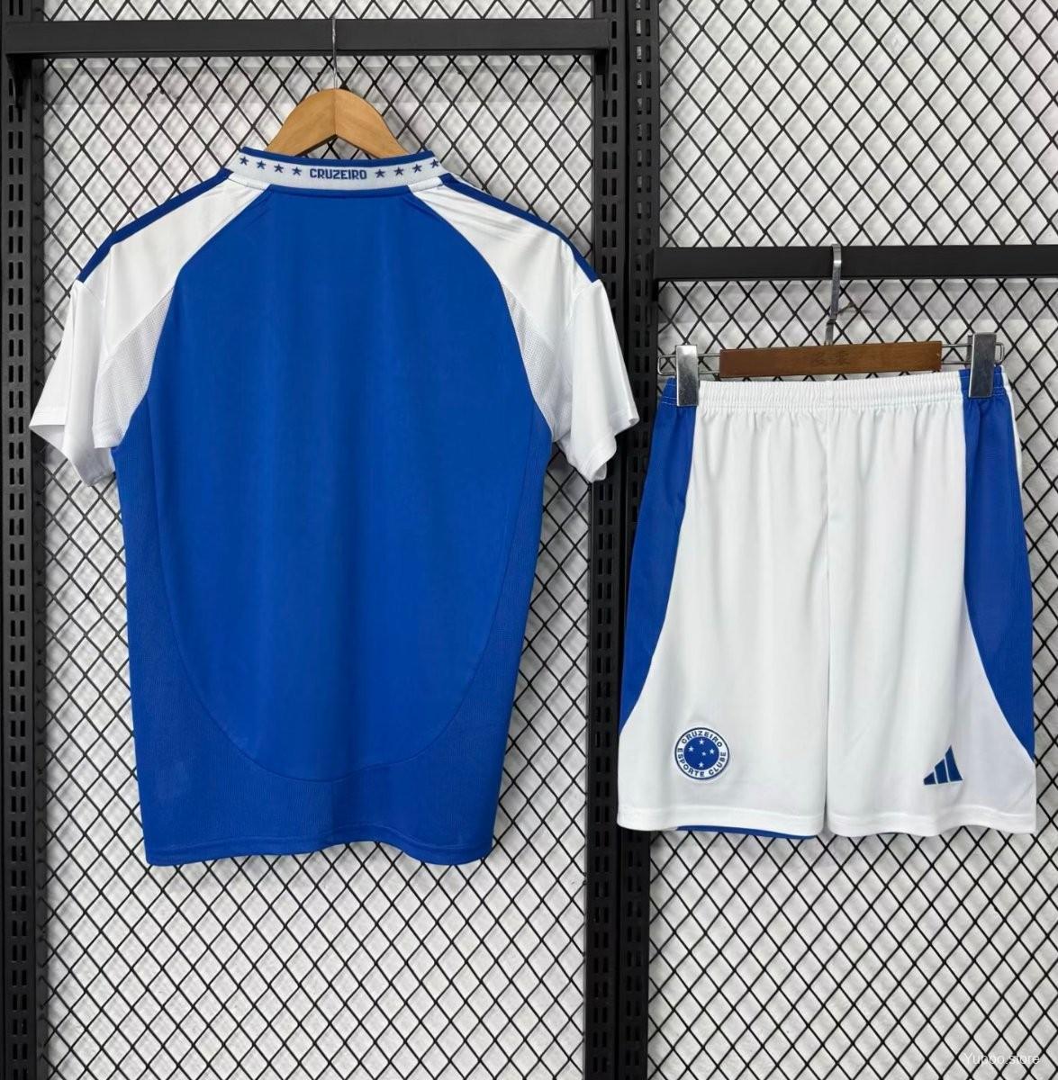 Kit Cruzeiro 2025 Home (Com Patrocínio) - (Torcedor)