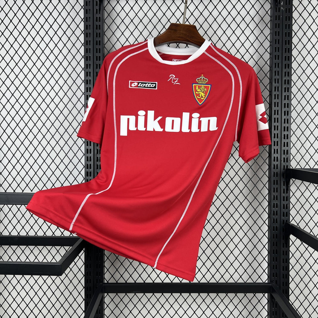Camisa Real Zaragoza 04/05 Away - (Retrô)