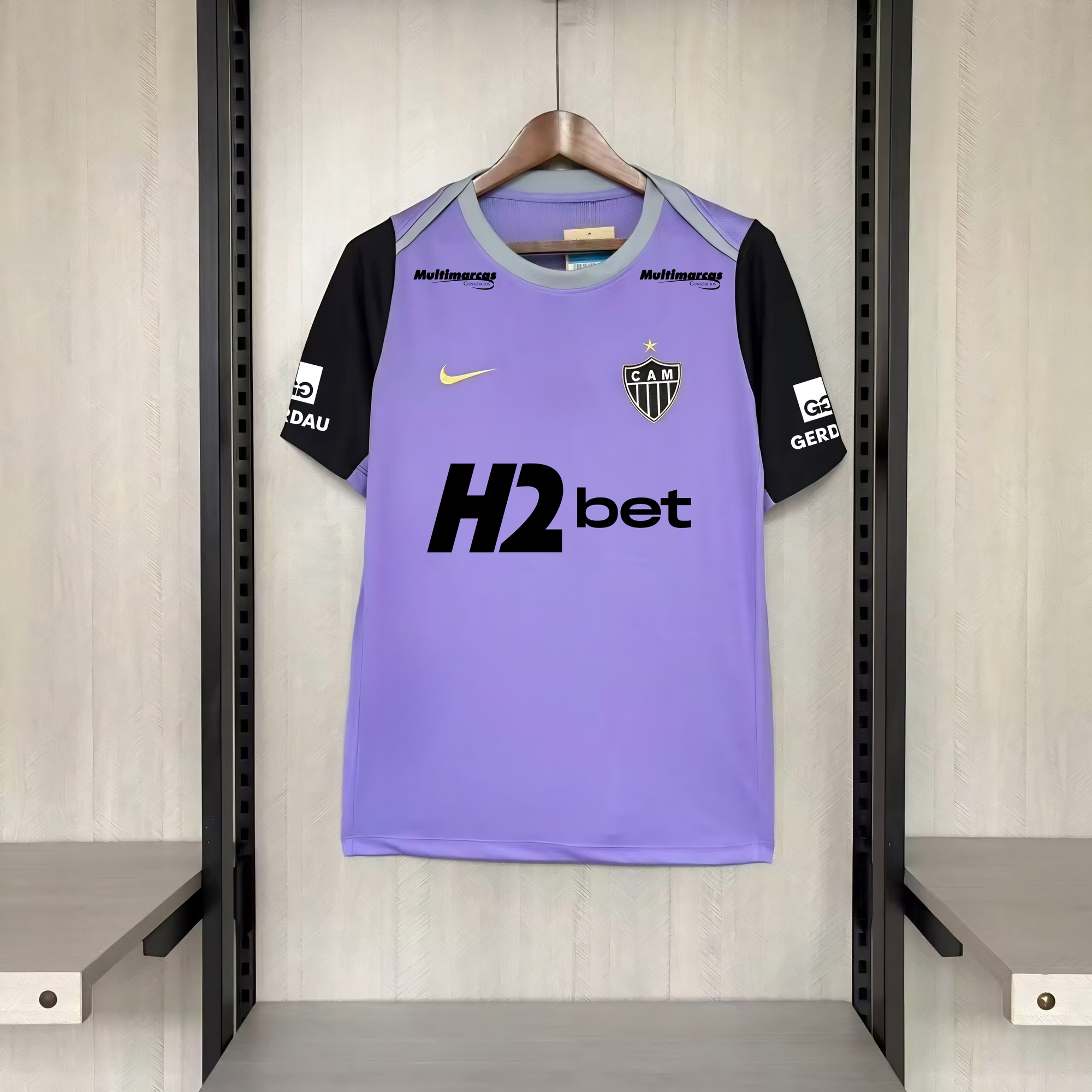 Camisa Atlético-MG 2026 Treino (Todos os Patrocínios) - (Torcedor)