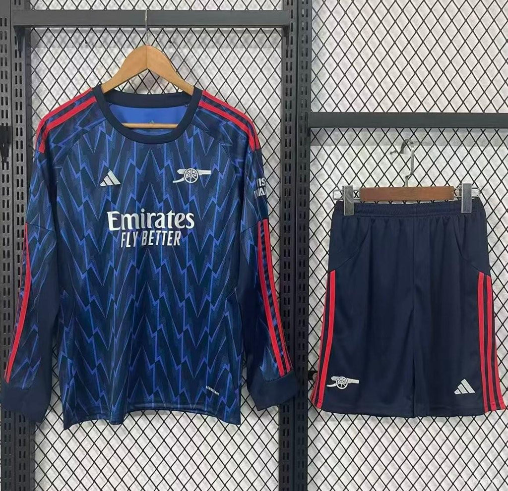 Kit Arsenal 25/26 Away - (Torcedor) Manga Longa