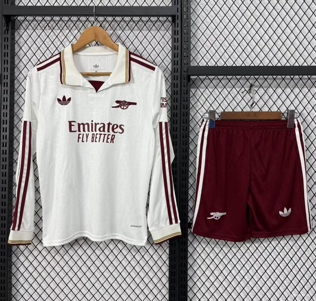 Kit Arsenal 25/26 Third - (Torcedor) Manga Longa