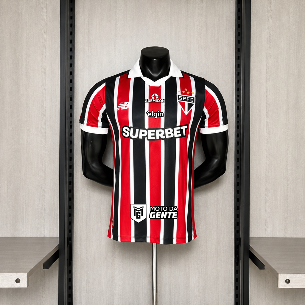 Camisa São Paulo 2026 Away (Todos os Patrocínios) - (Jogador)