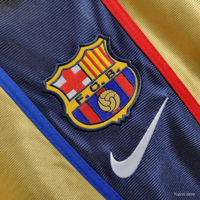 Camisa Barcelona 01/02 Away - (Retrô)