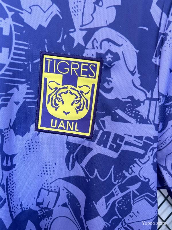 Camisa Tigres UANL 24/25 Pré-Jogo (DC Comics) - (Torcedor)