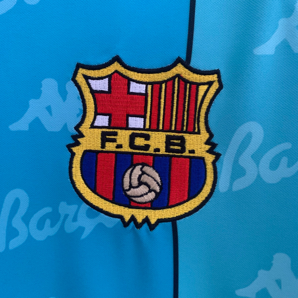 Camisa Barcelona 95/96/97 Away - (Retrô) Manga Longa
