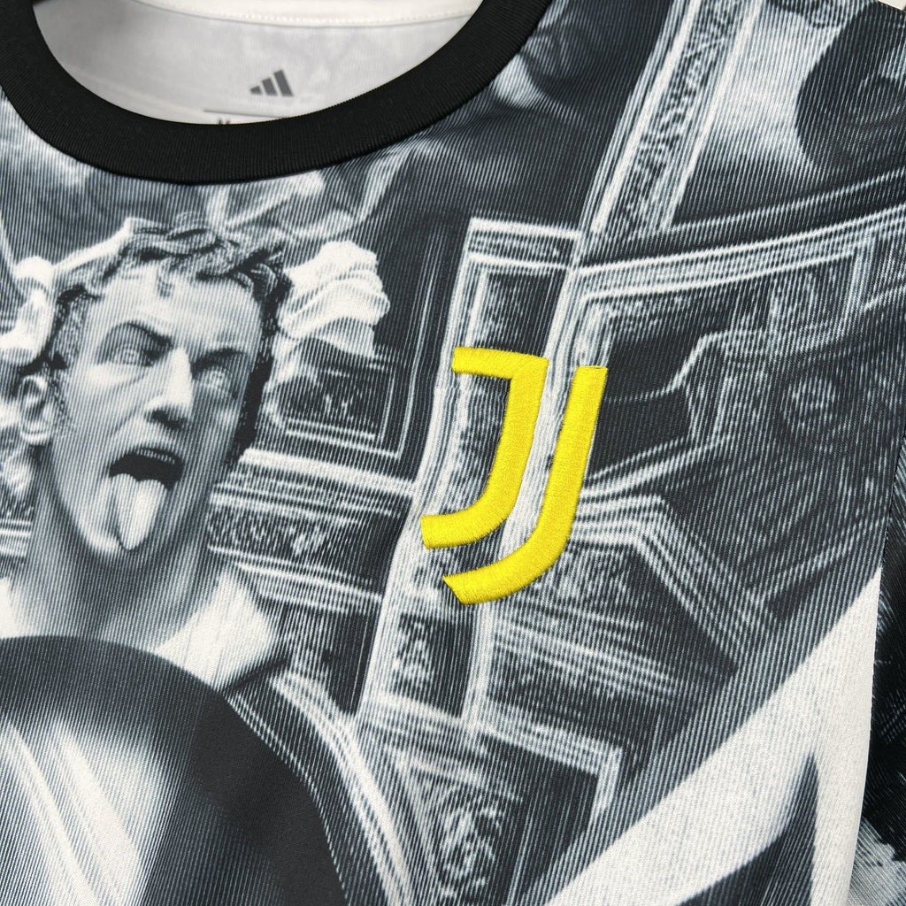 Camisa Juventus 25/26 Pré-Jogo (Del Piero) - (Torcedor) Manga Longa