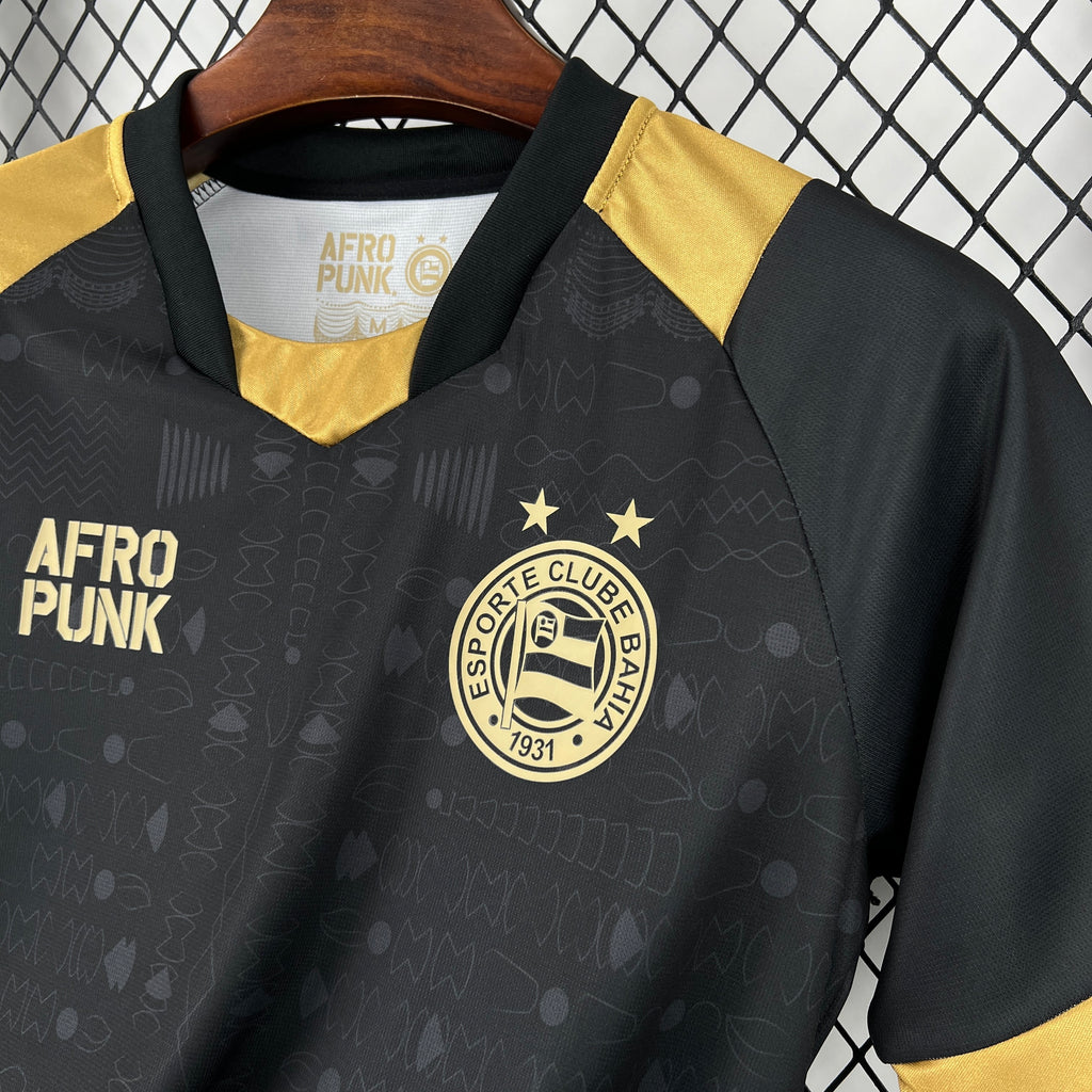 Camisa Bahia 2025 AFROPUNK Novembro Negro (Preta) - (Torcedor)
