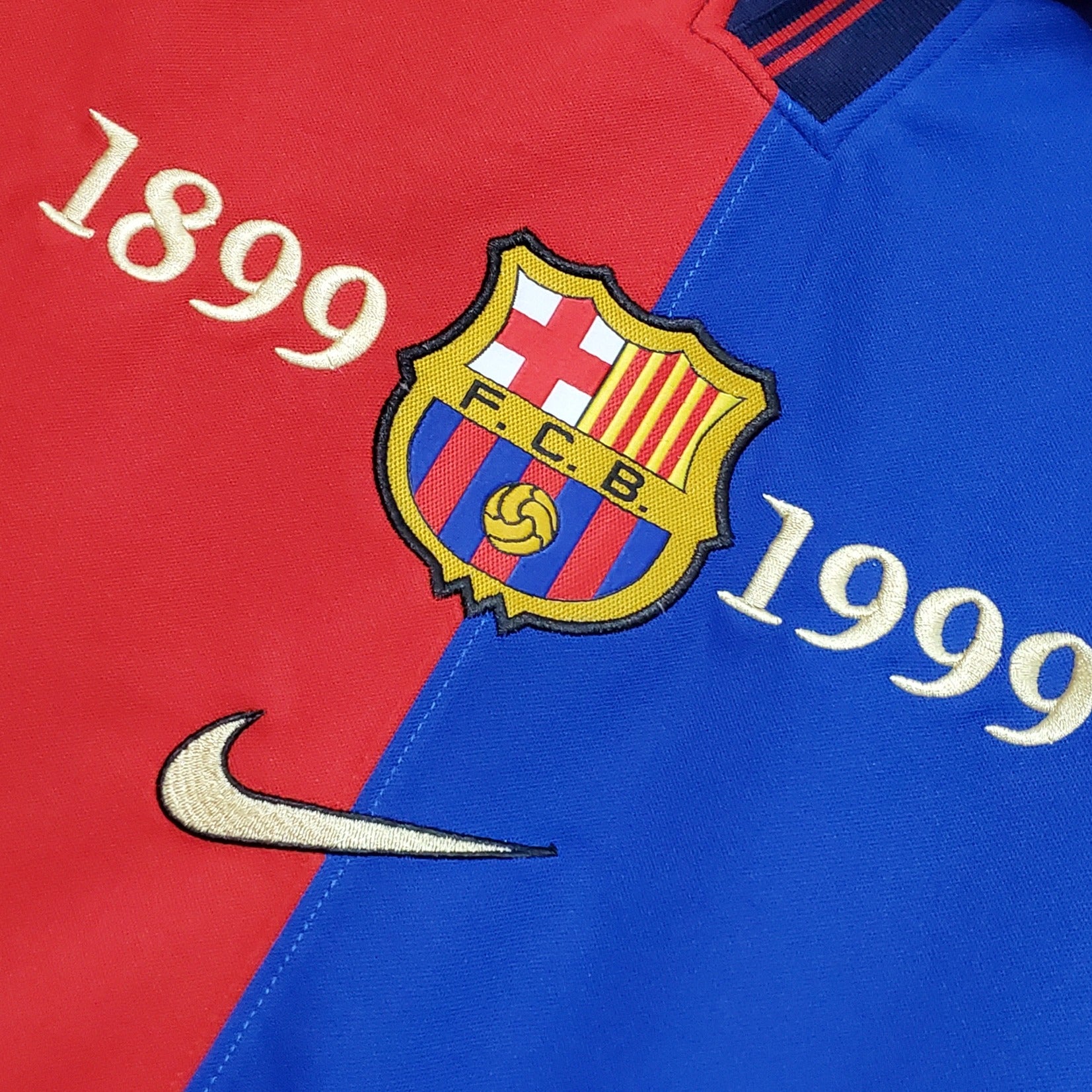 Camisa Barcelona 99/00 Home - (Retrô)