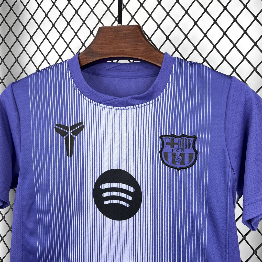 Kit Infantil Barcelona 25/26 Goleiro Away