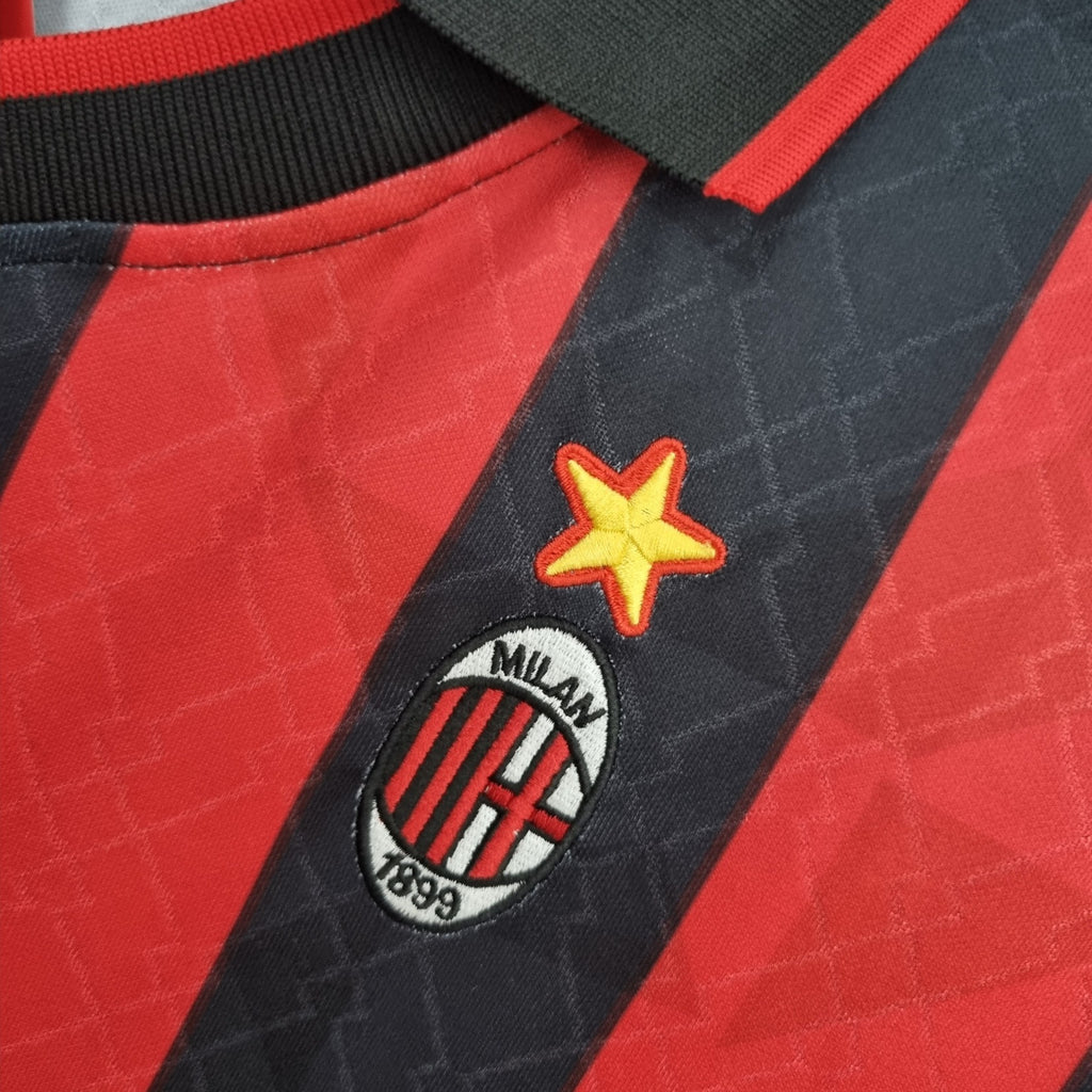 Camisa Milan 95/96 Home - (Retrô)
