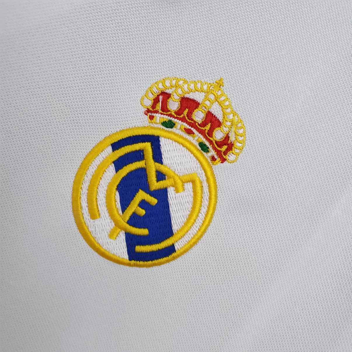 Camisa Real Madrid 01/02 Home - (Retrô) Manga Longa
