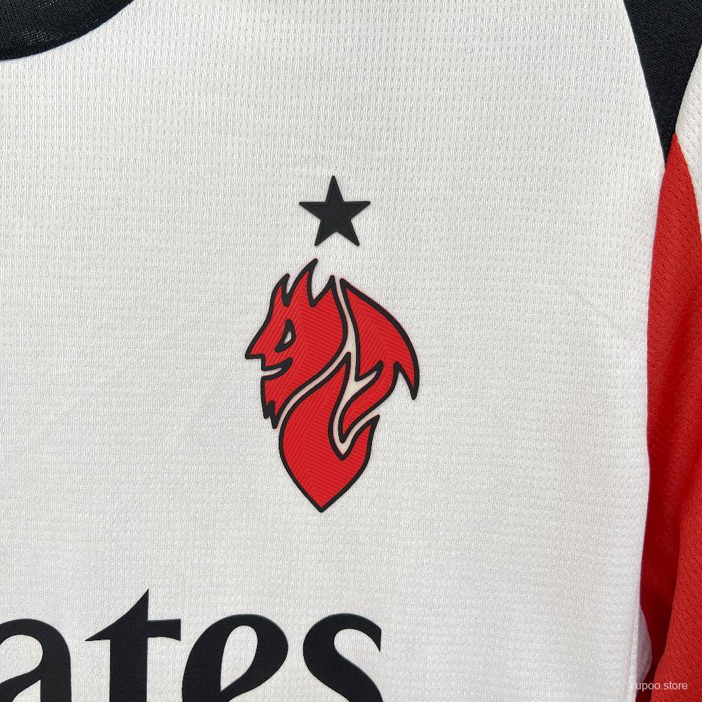 Camisa Milan 25/26 Away - (Torcedor) Manga Longa