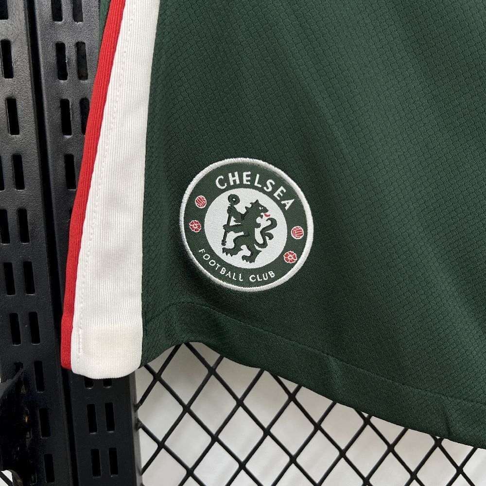 Shorts Chelsea 25/26 Away (Green) - (Torcedor)