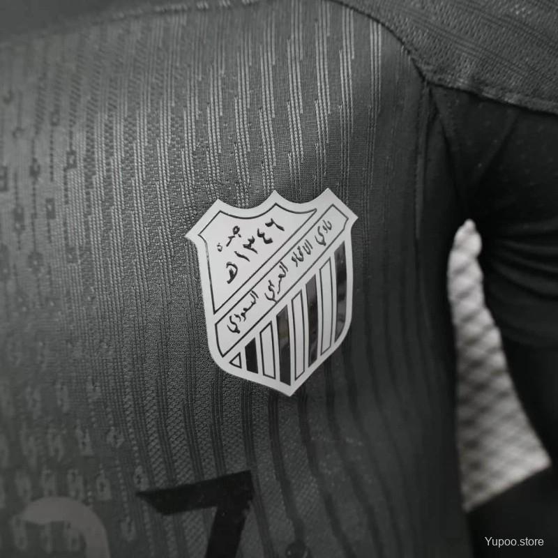 Camisa Al-Ittihad 25/26 Aniversário 97 Anos All Black - (Jogador)