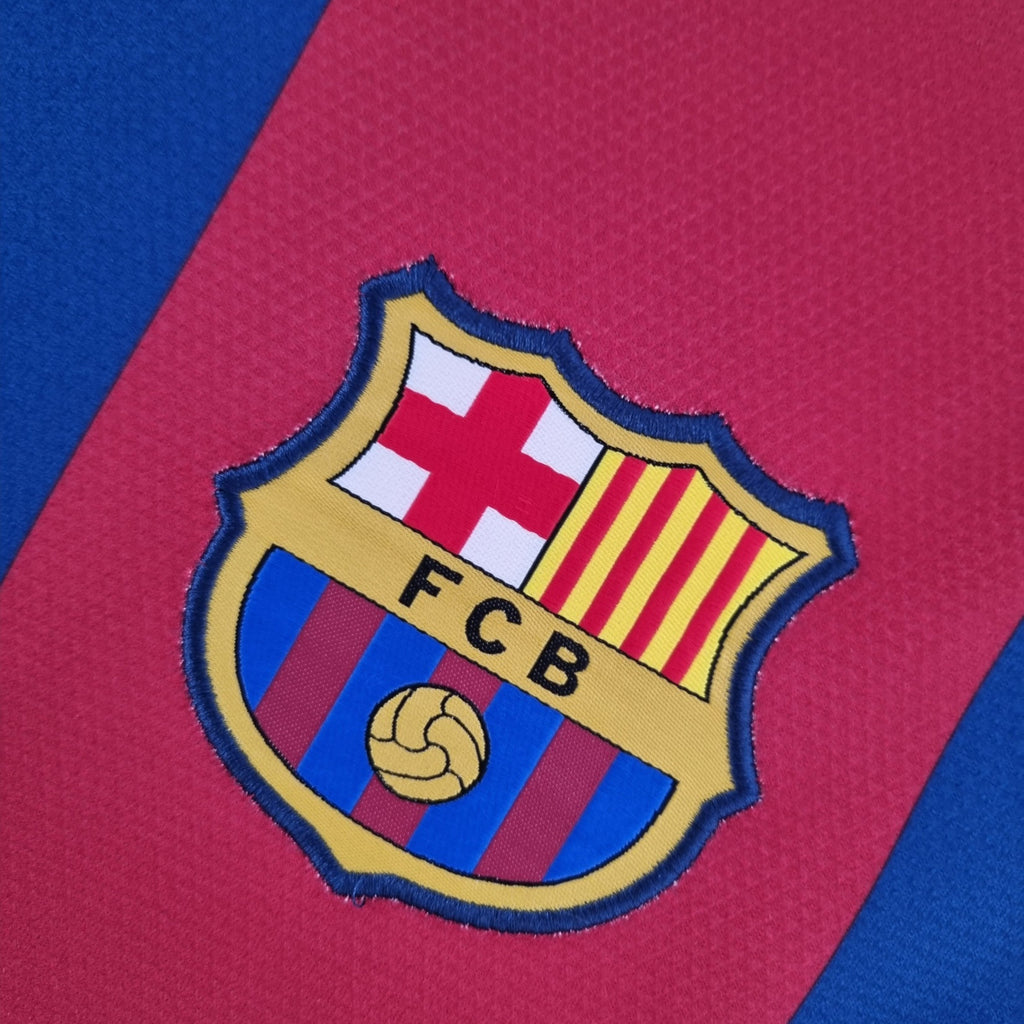 Camisa Barcelona 10/11 Home - (Retrô) Manga Longa