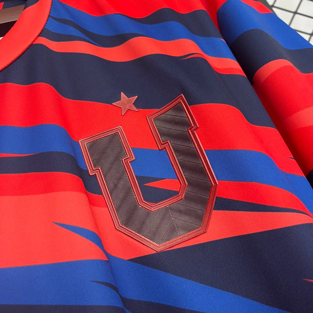 Camisa Universidad de Chile 2025 Pré-Jogo - (Torcedor)