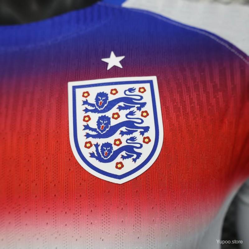 Camisa Inglaterra Feminino 2025 Home - (Jogador) Manga Longa