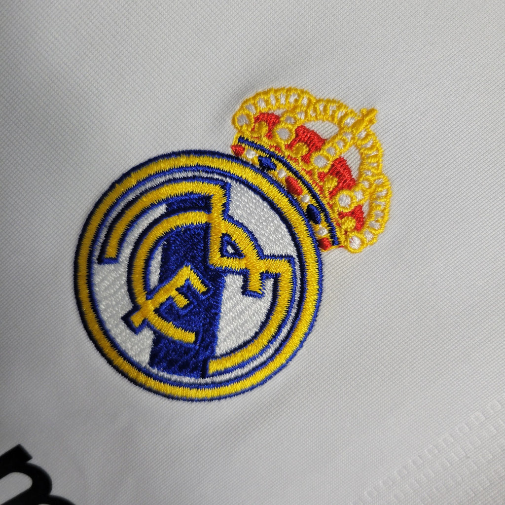 Camisa Real Madrid 09/10 Home - (Retrô) Manga Longa