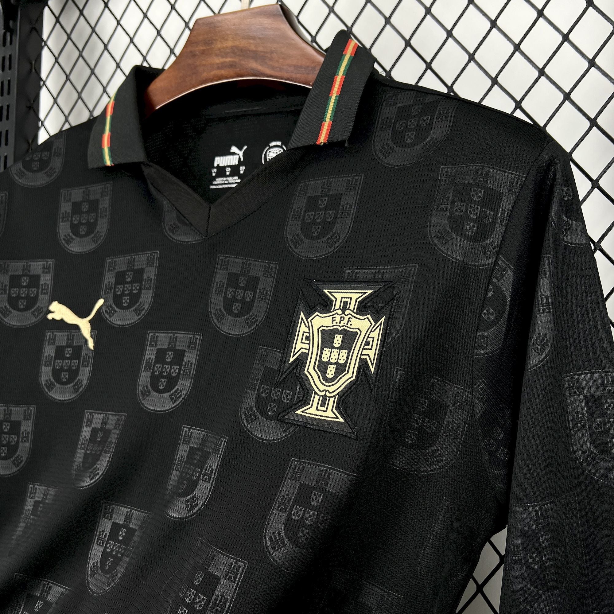 Camisa Portugal 2026 Pantera Negra - (Torcedor) Manga Longa