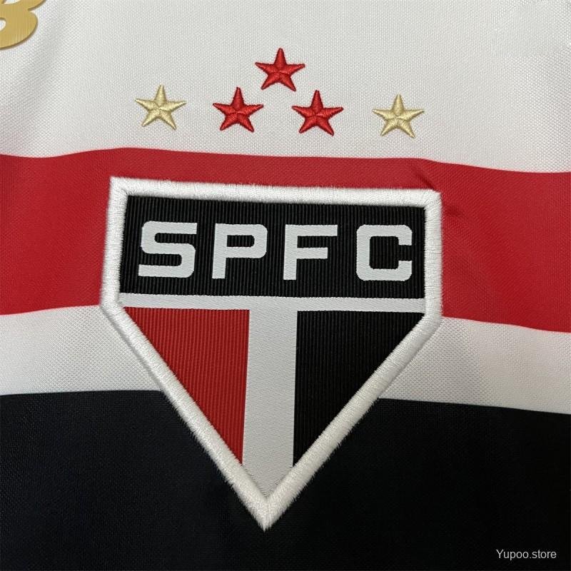 Camisa São Paulo 2025 Home (Todos os Patrocínios) - (Torcedor)