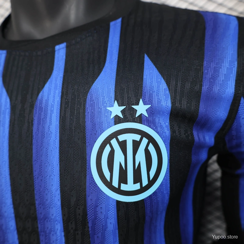 Camisa Inter de Milão 25/26 Home - (Jogador) Manga Longa
