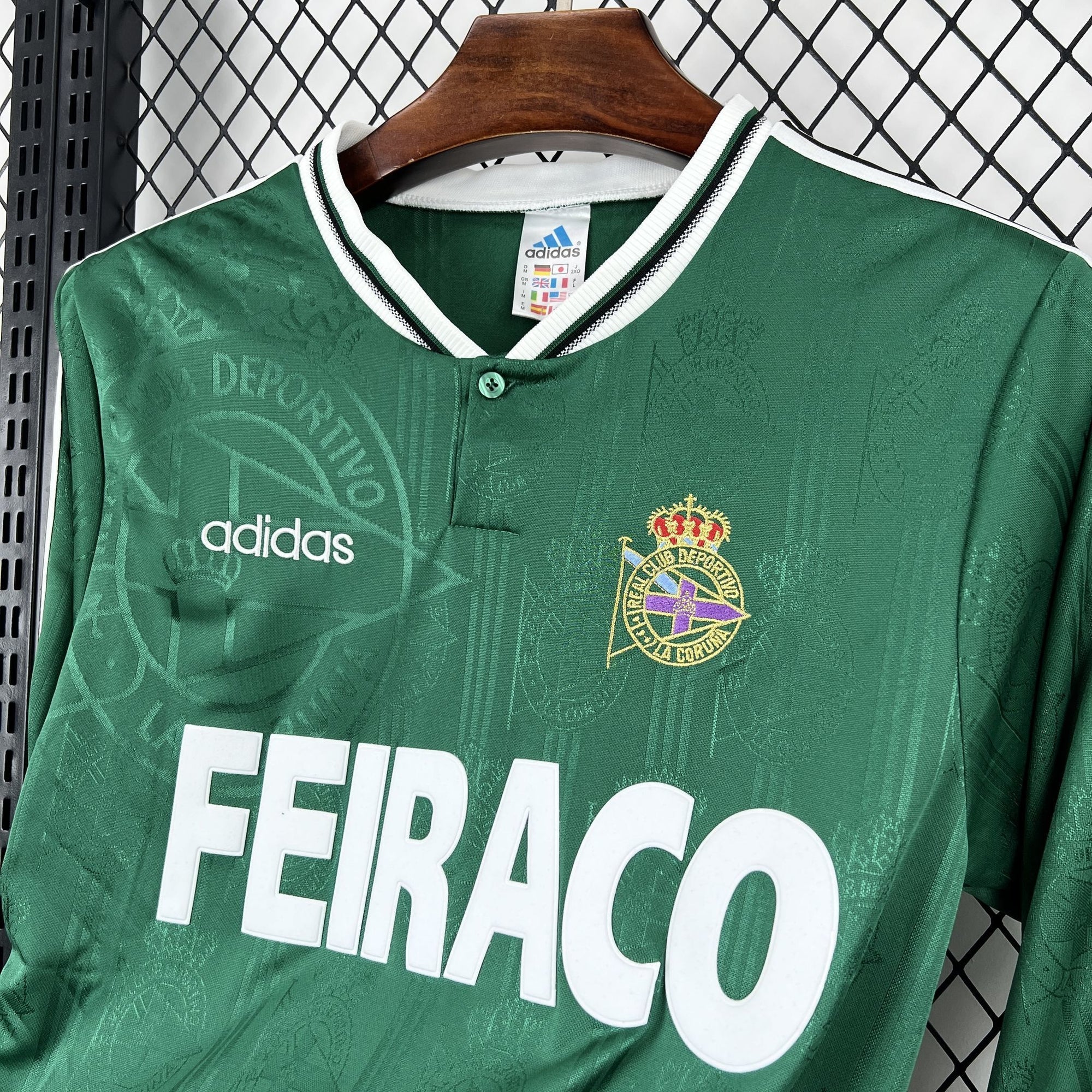 Camisa Deportivo La Coruña 99/00 Away - (Retrô) Manga Longa