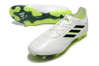 Chuteira Adidas Copa Pure+ FG (Branca e Verde)