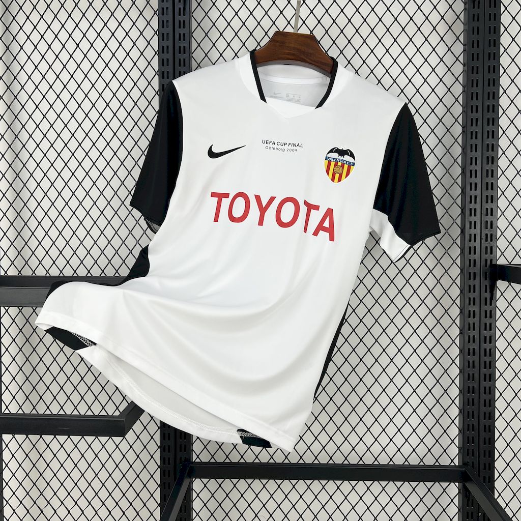 Camisa Valencia Titular 03/04 - Versão (Retrô)