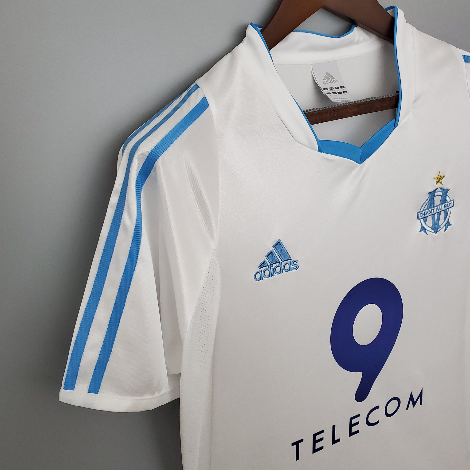 Camisa Olympique de Marseille Titular 02/03 - Versão (Retrô)
